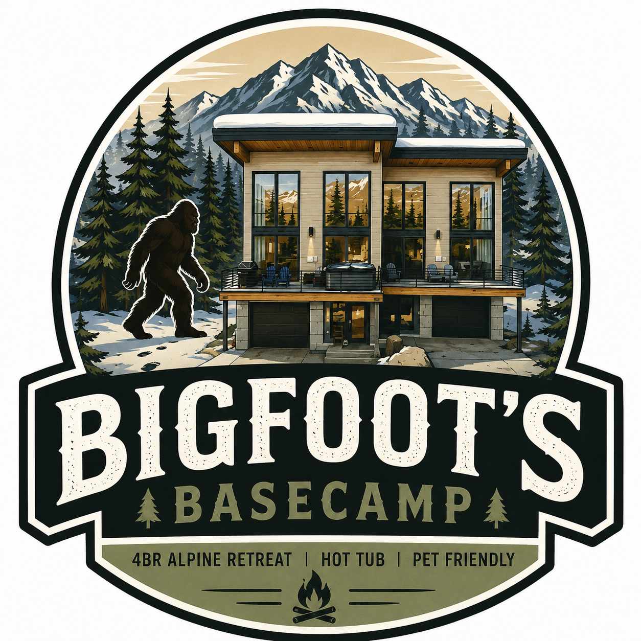 Bigfoot's Basecamp logo